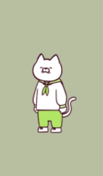 [LINE着せ替え] 水兵にゃん(くすみ04)の画像1