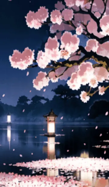 [LINE着せ替え] 桜花繚乱 #ETHM121。の画像1