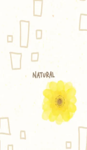 [LINE着せ替え] 水彩 花 四角23の画像1