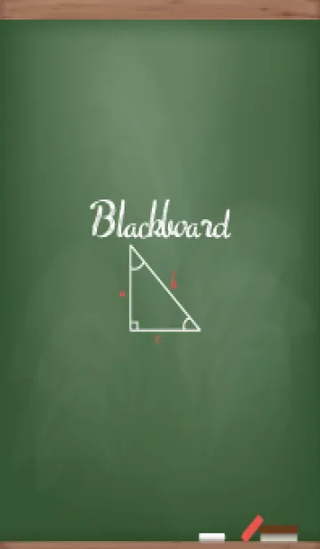 [LINE着せ替え] Blackboard Simple..9の画像1