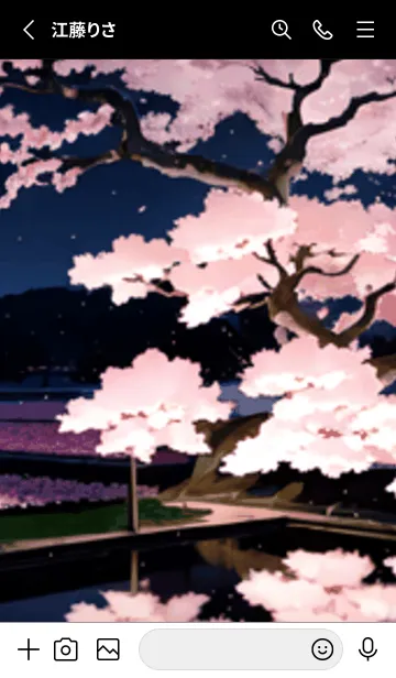 [LINE着せ替え] 桜花繚乱 #ETHM118。の画像2