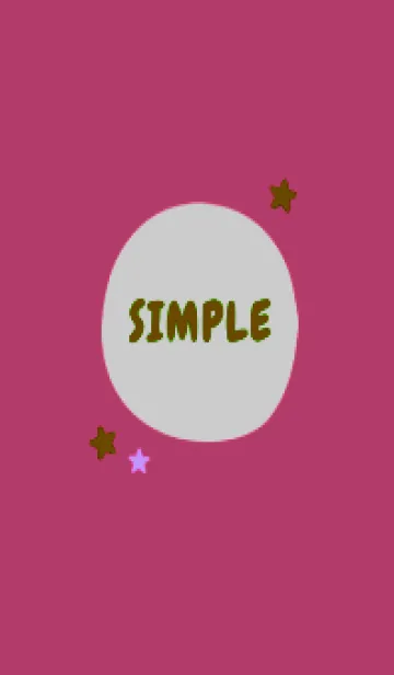 [LINE着せ替え] シンプル カラー スター 222の画像1