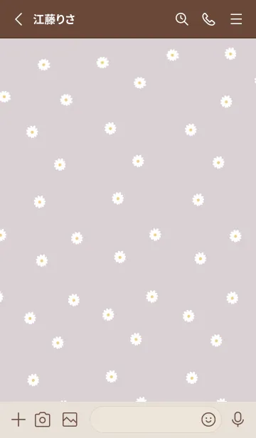 [LINE着せ替え] flowers bloom_dustypurpleの画像2