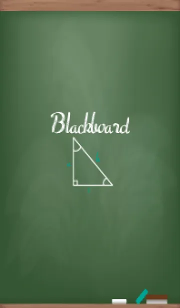 [LINE着せ替え] Blackboard Simple..10の画像1