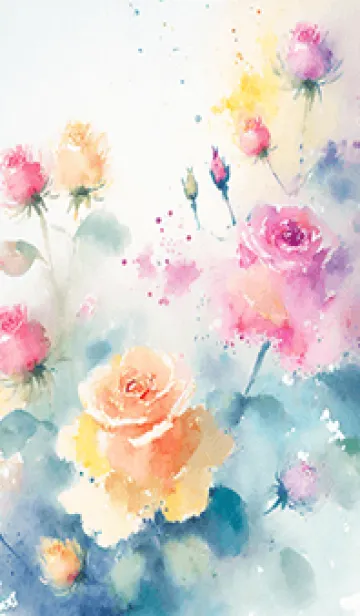 [LINE着せ替え] 薔薇(バラ)の花の着せかえ(R4037)の画像1