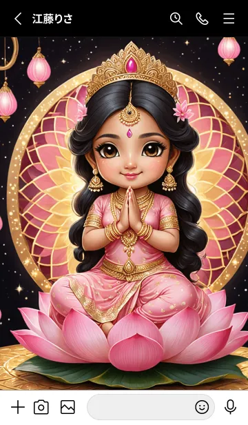 [LINE着せ替え] Lakshmi Rich & Rich Theme (JP)の画像2