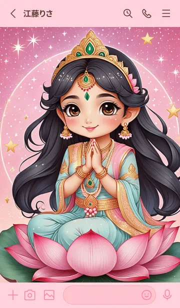 [LINE着せ替え] Cute_Lakshmi Money & Rich Theme (JP)の画像2