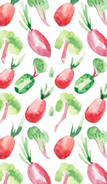 [LINE着せ替え] 【シンプル】お野菜の着せかえ#872の画像1