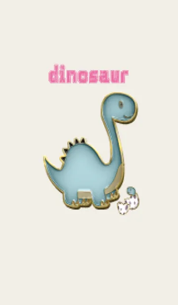 [LINE着せ替え] dinosaur Enamel Pin 24の画像1