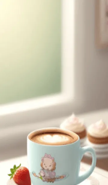 [LINE着せ替え] 午後のコーヒータイム-快適な日 9bcoPの画像1