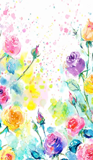 [LINE着せ替え] 薔薇(バラ)の花の着せかえ(R4051)の画像1