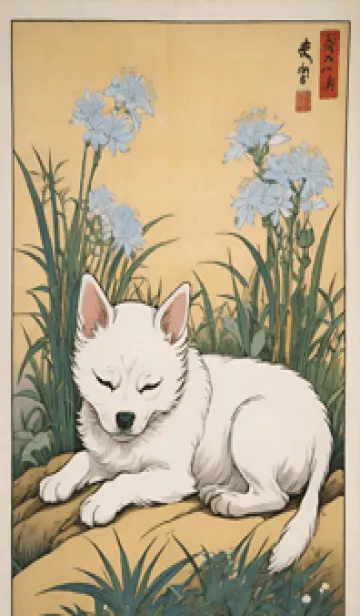 [LINE着せ替え] 浮世絵 ミャオミャオ猫 78e043の画像1