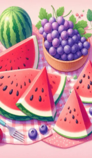 [LINE着せ替え] red watermelonnの画像1