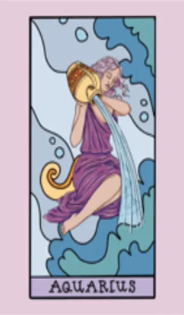 [LINE着せ替え] Aquarius tarotの画像1