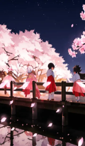 [LINE着せ替え] 桜花繚乱 #ETHM54。の画像1