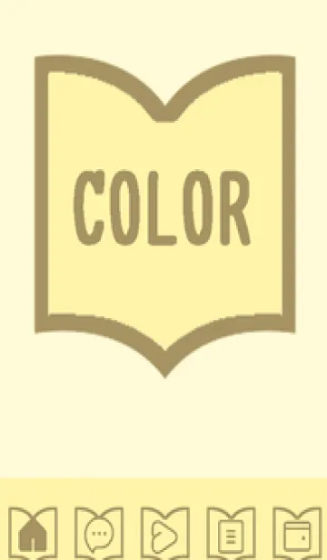 [LINE着せ替え] yellow color Q60の画像1