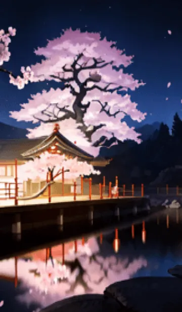 [LINE着せ替え] 桜花繚乱 #ETHM51。の画像1