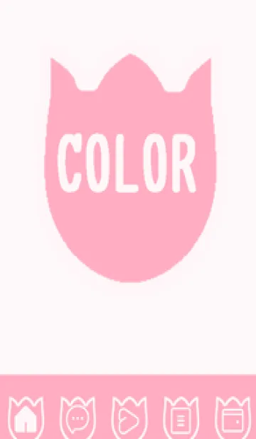 [LINE着せ替え] pink color R59の画像1