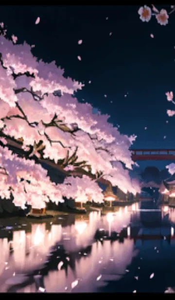 [LINE着せ替え] 桜花繚乱 #EUNJ021。の画像1