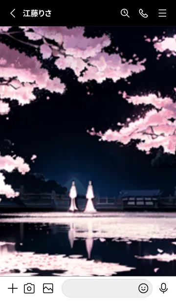 [LINE着せ替え] 桜花繚乱 #EUNJ020。の画像2