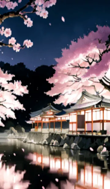 [LINE着せ替え] 桜花繚乱 #EUNJ018。の画像1