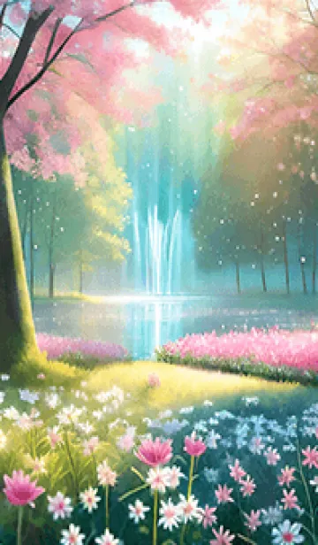 優美な春の風景の着せかえ(Spring-755)の着せ替えメイン画像