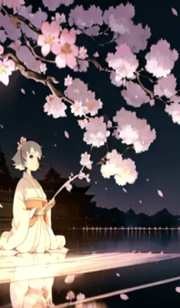 [LINE着せ替え] 桜花繚乱 #EUNJ013。の画像1