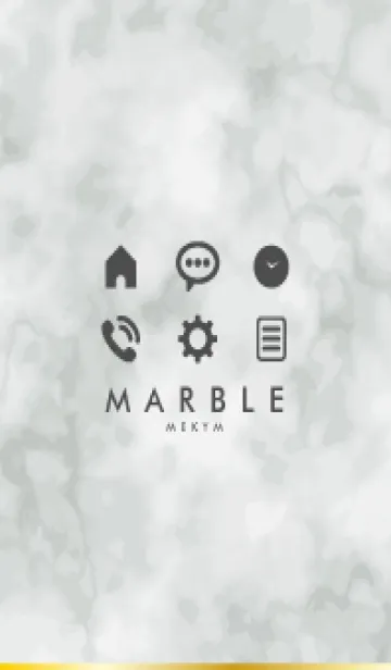 [LINE着せ替え] MONOTONE MARBLE-ICON-の画像1