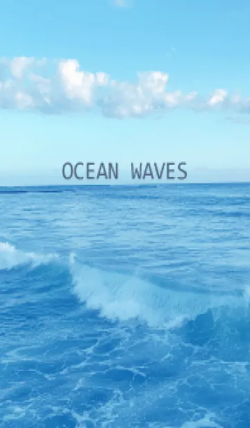 [LINE着せ替え] OCEAN WAVES HAWAII -SEA-の画像1