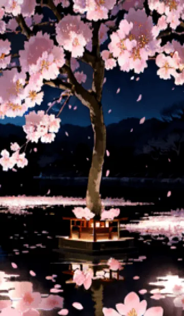 [LINE着せ替え] 桜花繚乱 #EWHI96。の画像1