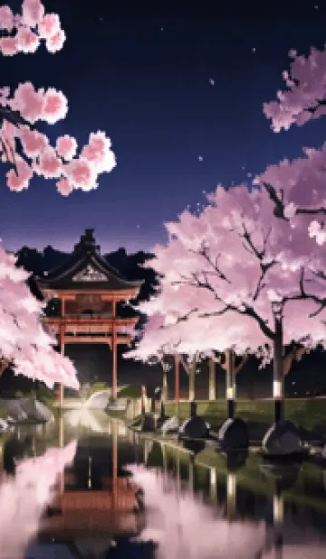 [LINE着せ替え] 桜花繚乱 #EWHI91。の画像1