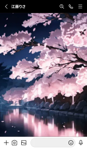 [LINE着せ替え] 桜花繚乱 #EPHO06。の画像2