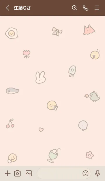 [LINE着せ替え] purple simple smile icon15_1の画像2