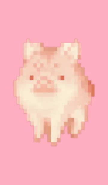 [LINE着せ替え] ブタのドット絵のきせかえ Pink 04の画像1