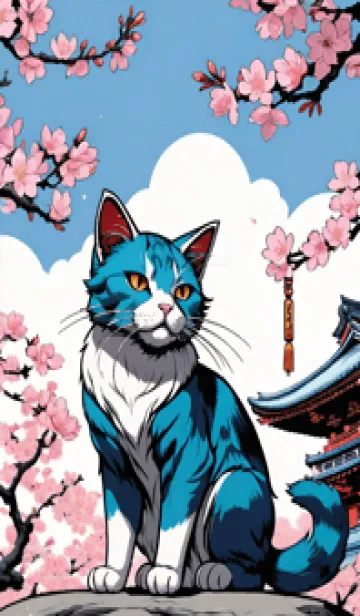 [LINE着せ替え] Good Luck Cat oE893の画像1