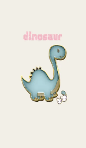 [LINE着せ替え] dinosaur Enamel Pin 25の画像1