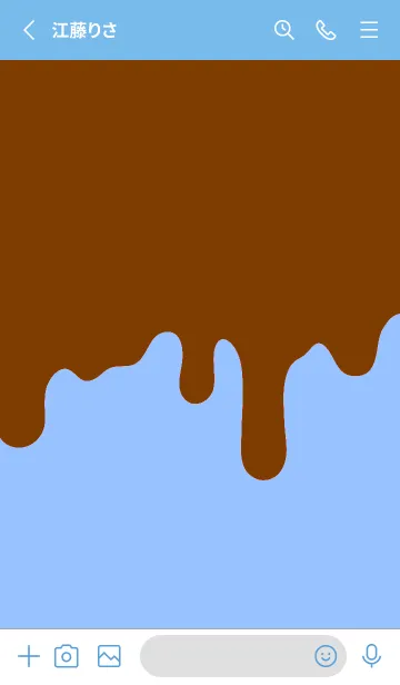 [LINE着せ替え] ドリップ スマイル .106の画像2