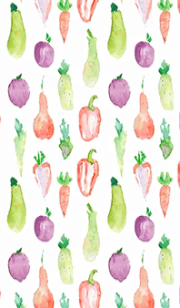 [LINE着せ替え] 【シンプル】お野菜の着せかえ#885の画像1