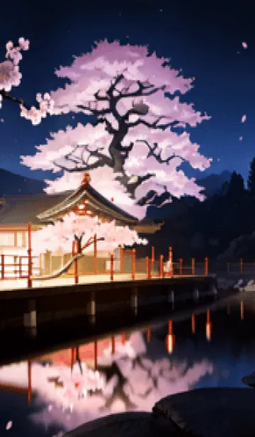 [LINE着せ替え] 桜花繚乱 #EWHI914。の画像1