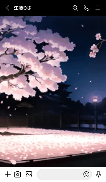 [LINE着せ替え] 桜花繚乱 #EWHI913。の画像2