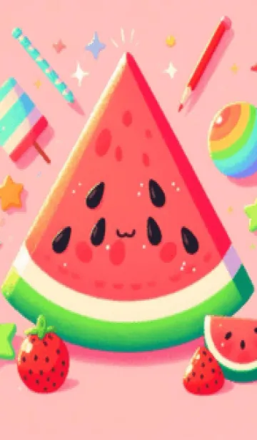 [LINE着せ替え] watermelon watermelon.の画像1