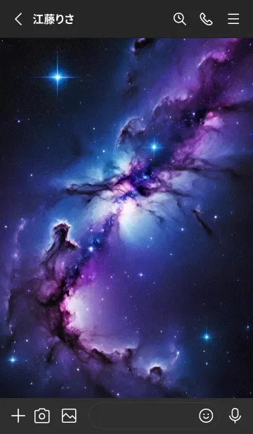 [LINE着せ替え] 外太空 宇宙 hY5jfの画像2