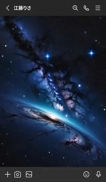 [LINE着せ替え] 外太空 宇宙 8d5lTの画像2