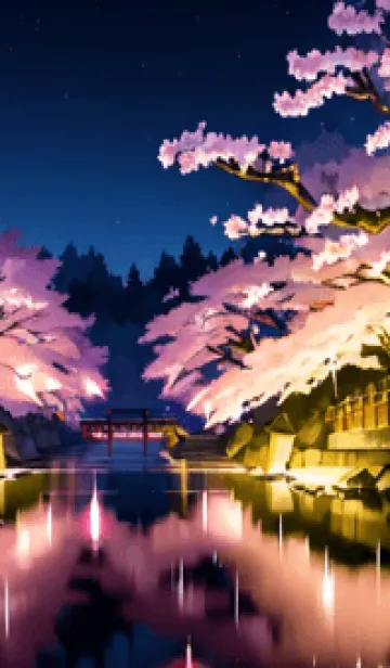 [LINE着せ替え] 桜花繚乱 #EWHI912。の画像1