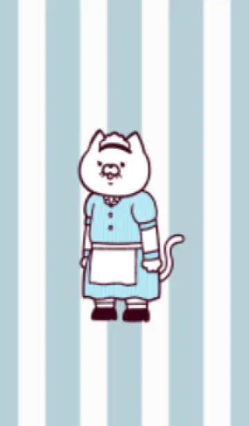 [LINE着せ替え] ダイナーにゃん(くすみ06)の画像1