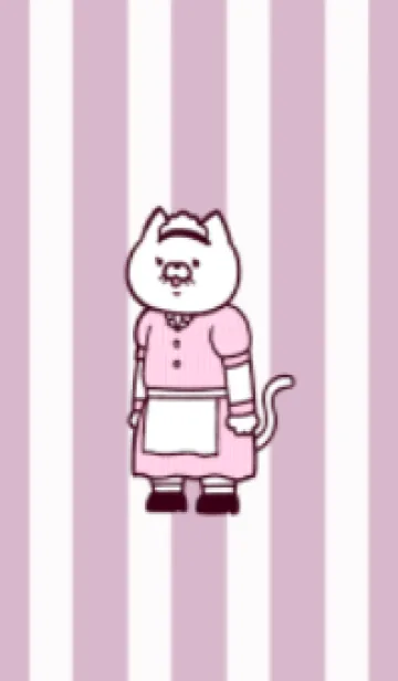 [LINE着せ替え] ダイナーにゃん(くすみ09)の画像1