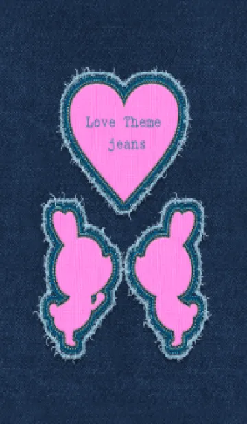 [LINE着せ替え] Love Theme - jeans 78の画像1