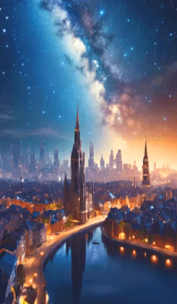 [LINE着せ替え] Fantasy landscape43_JPの画像1