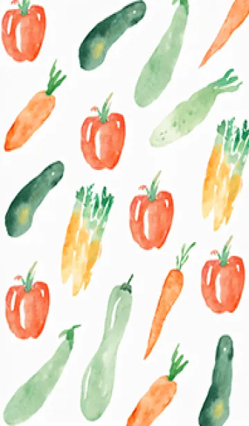 [LINE着せ替え] 【シンプル】お野菜の着せかえ#898の画像1