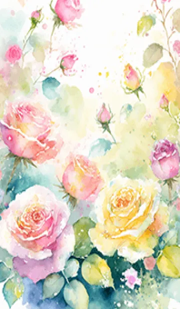 [LINE着せ替え] 薔薇(バラ)の花の着せかえ(R4067)の画像1